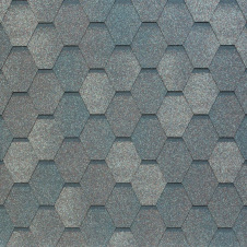 Битумно-полимерная черепица Tegola Nobil Tile Вест 1000х337 мм темно-серый