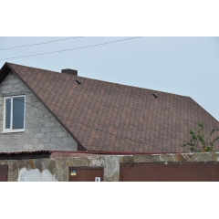 Битумная черепица Tegola Top Shingle Smalto 3 м2 коричневый Херсон