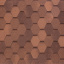 Бітумно-полімерна черепиця Tegola Nobil Tile Вест 1000х337 мм червоно-коричневий Суми