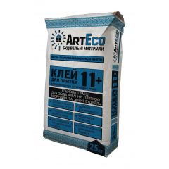 Клей для плитки ArtEco 11+ 25 кг сірий Тернопіль