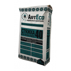 Стяжка для теплої підлоги ArtEco 40 25 кг сірий Хмельницький