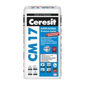 Дубль Клей для плитки Ceresit СМ 17 25 кг