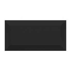 Керамічна плитка Golden Tile Metrotiles 100х200 мм чорний (46С06)