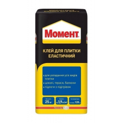 Клей для плитки Момент эластичный 25 кг Харьков