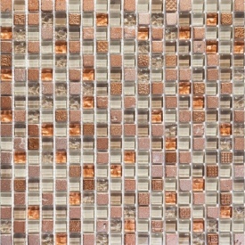 Мозаїка мармур скло VIVACER 1,5х1,5 DAF18, 30х30 см