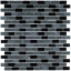 Мозаика мрамор стекло VIVACER 1,5х3 DAF102, 30,5х30,5 cм Кременец