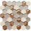 Мозаїка мармур скло VIVACER SB05, 4,8х5,5 см Хмельницький