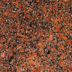 Новоданиловский граніт червоного кольору з темним вкрапленням Куйбишеве