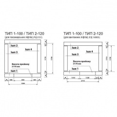 Лифтовая шахта ИШП-6 226 ТМ «Бетон от Ковальской» 2880х100х3280 мм Вознесенск