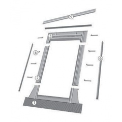 Ущільнюючий комір FAKRO EZW-P 66x118 см Краматорськ