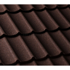 Фото - Композитная черепица Gerard Diamant 1260х400 мм chestnut Композитная черепица Gerard Diamant 1260х400 мм chestnut