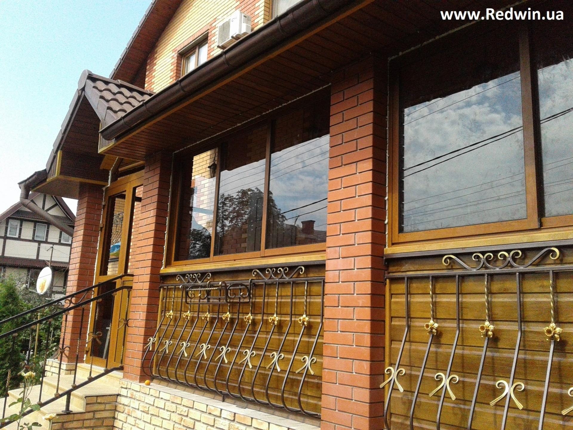 Остекление веранды алюминием от Редвин Груп