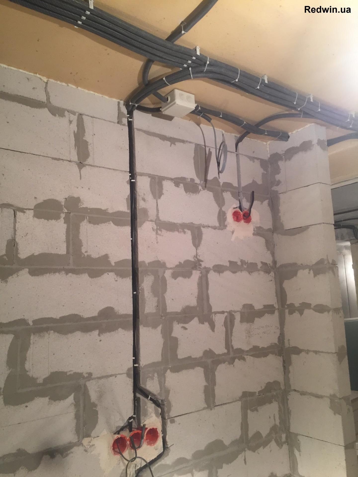 Електромонтажні роботи в квартирі від Редвин Груп