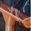 Труба водостічна Прушиньскі Niagara 90х1000 мм коричневий Чернівці