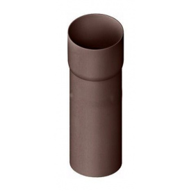 Труба водостічна з муфтою Альта-Профіль Еліт 95 мм 3 м коричневий