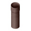 Труба водосточная с муфтой Альта-Профиль Элит 95 мм 3 м коричневый Харьков