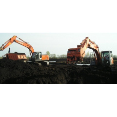 Торф навалом коричневый Днепрорудное