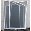 Москітна сітка на вікна з алюмінієвою рамою біла на металевих гачках 1000х1000 мм Ekipazh Обухів