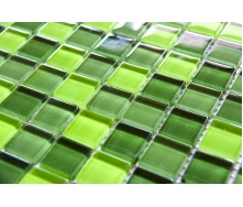 Скляна мозаїка Керамік Полісся Crystal Green Mix 300х300х6 мм