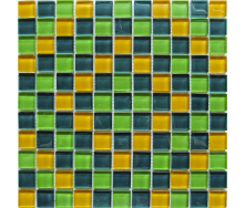 Скляна мозаїка Керамік Полісся Crystal Shape Green 300х300х6 мм