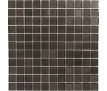 Стеклянная мозаика Керамик Полесье Silver Black 300х300х6 мм