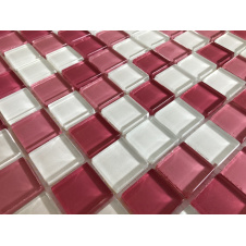 Скляна мозаїка Керамік Полісся Silver Rosa SV-06 300х300х6 мм