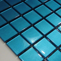 Скляна мозаїка Керамік Полісся Glance Blue 48 300х300х6 мм Ізюм