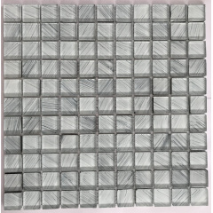 Стеклянная мозаика Керамик Полесье Paint Grey 300х300х6 мм Ровно