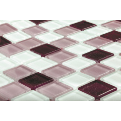 Скляна мозаїка Керамік Полісся Silver White Light 300х300х6 мм Запоріжжя