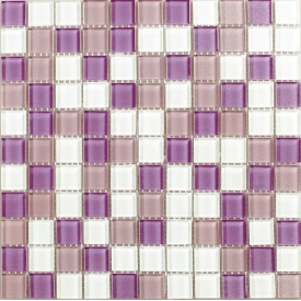 Стеклянная мозаика Керамик Полесье Silver Viola 300х300х6 мм