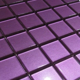 Стеклянная мозаика Керамик Полесье Glance Purple 48 300х300х6 мм