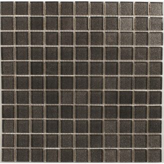 Скляна мозаїка Керамік Полісся Silver Black 300х300х6 мм