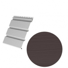 Сайдинг вініловий Royal Europa Royal Soffit brown 3660х340 мм