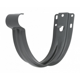 Тримач жолоба Акведук Преміум до лобової дошки 125 мм графітовий RAL 7011