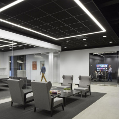 Акустична вологостійка чорна гладка плита Rockwool Rockfon Industrial Black 600x600x20 мм. Куп'янськ