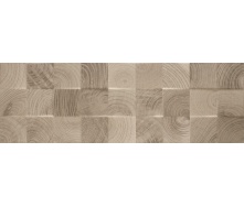 Настінна плитка Ceramica Paradyz Daikiri Wood Brown Struktura Kostki Sciana 25х75 см (017692)