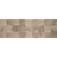 Настінна плитка Ceramica Paradyz Daikiri Wood Brown Struktura Kostki Sciana 25х75 см (017692) Рівне