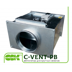  C-VENT-PB вентилятор канальный для круглых каналов с назад загнутыми лопатками
