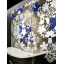 Художественное панно из стеклянной мозаики D-CORE 1500х2700 мм (si01) Ровно