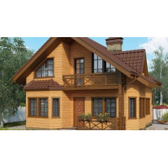 Будівництво будинку з профільованого бруса 10х8 м Київ