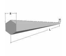 Опора залізобетонна шестигранна СНО 1,2-10 10 м