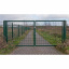 Ворота распашные с ППЛ покрытием 1,73х2,5 м зеленые Кременец