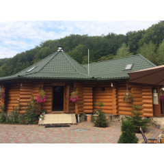 Будівництво дерев'яної гуцульської колиби Київ