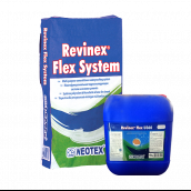 Еластична цементна гідроізоляція Revinex Flex + Revinex Flex U360 уп.25+10 кг