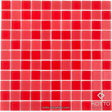 Стеклянная мозаика Котто Керамика GM 4056 C2 RED MAT RED 300х300х4 мм