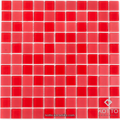 Стеклянная мозаика Котто Керамика GM 4056 C2 RED MAT RED 300х300х4 мм Днепр