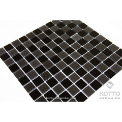 Стеклянная мозаика Котто Керамика GM 4057 CC BLACK MAT BLACK 300х300х4 мм Дрогобыч