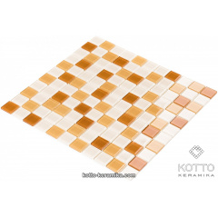 Скляна мозаїка Котто Кераміка GM 4016 C3 OCHRA D BEIGE M BEIGE W 300х300х4 мм Київ