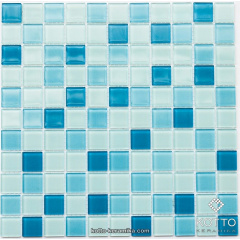 Стеклянная мозаика Котто Керамика GM 4018 C3 BLUE D BLUE M BLUE W 300х300х4 мм Днепр