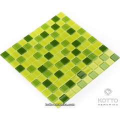 Скляна мозаїка Котто Кераміка GM 4031 C3 LIME D LIME M LIME W 300х300х4 мм Полтава
